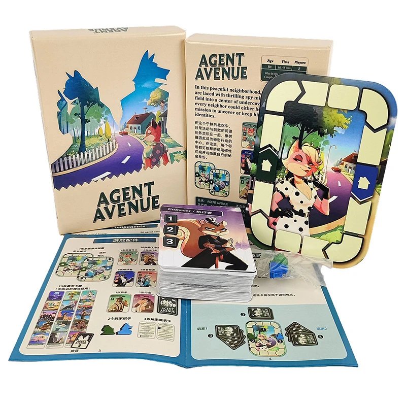 Agent Avenue Bordspel Engelse  - Board Game Live recensie en prijs