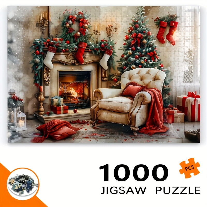 Feestelijke kerstpuzzel Gezell - Board Game Live recensie en prijs